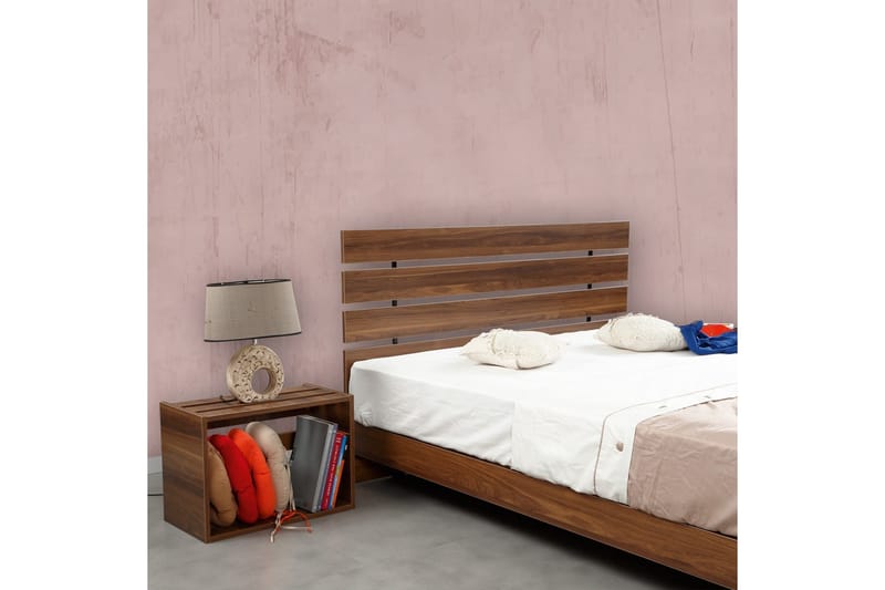 Sängynrunko Fugaza 165x205 cm - Tummanruskea - Huonekalut - Sänky - Sänkykehikot & sängynrungot
