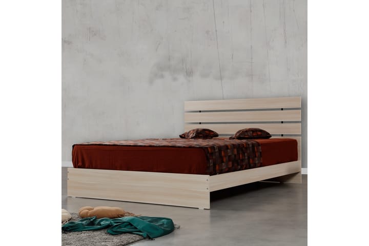Sängynrunko Fugaza 185x205 cm - Luonnonväri - Sänkykehikot & sängynrungot