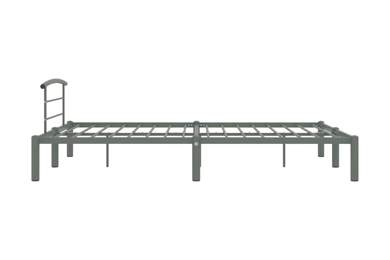 Sängynrunko harmaa metalli 120x200 cm - Harmaa - Huonekalut - Sänky - Sänkykehikot & sängynrungot