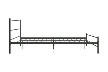 Sängynrunko harmaa metalli 180x200 cm - Harmaa - Huonekalut - Sänky - Sänkykehikot & sängynrungot