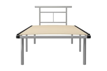 Sängynrunko harmaa metalli 90x200 cm - Huonekalut - Sänky - Sänkykehikot & sängynrungot