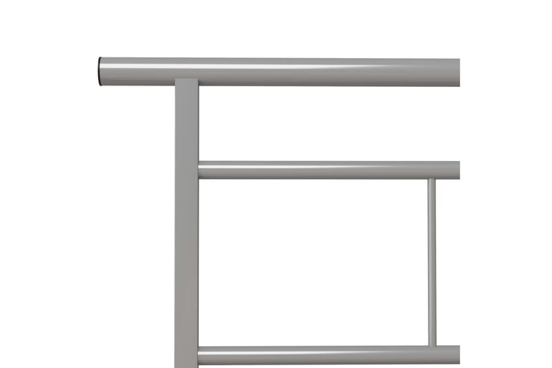 Sängynrunko harmaa metalli 90x200 cm - Huonekalut - Sänky - Sänkykehikot & sängynrungot