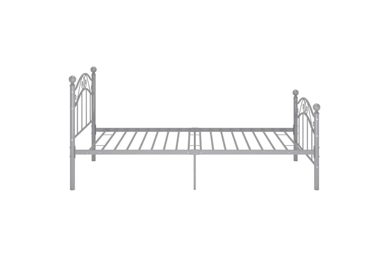 Sängynrunko harmaa metalli 90x200 cm - Huonekalut - Sänky - Sänkykehikot & sängynrungot