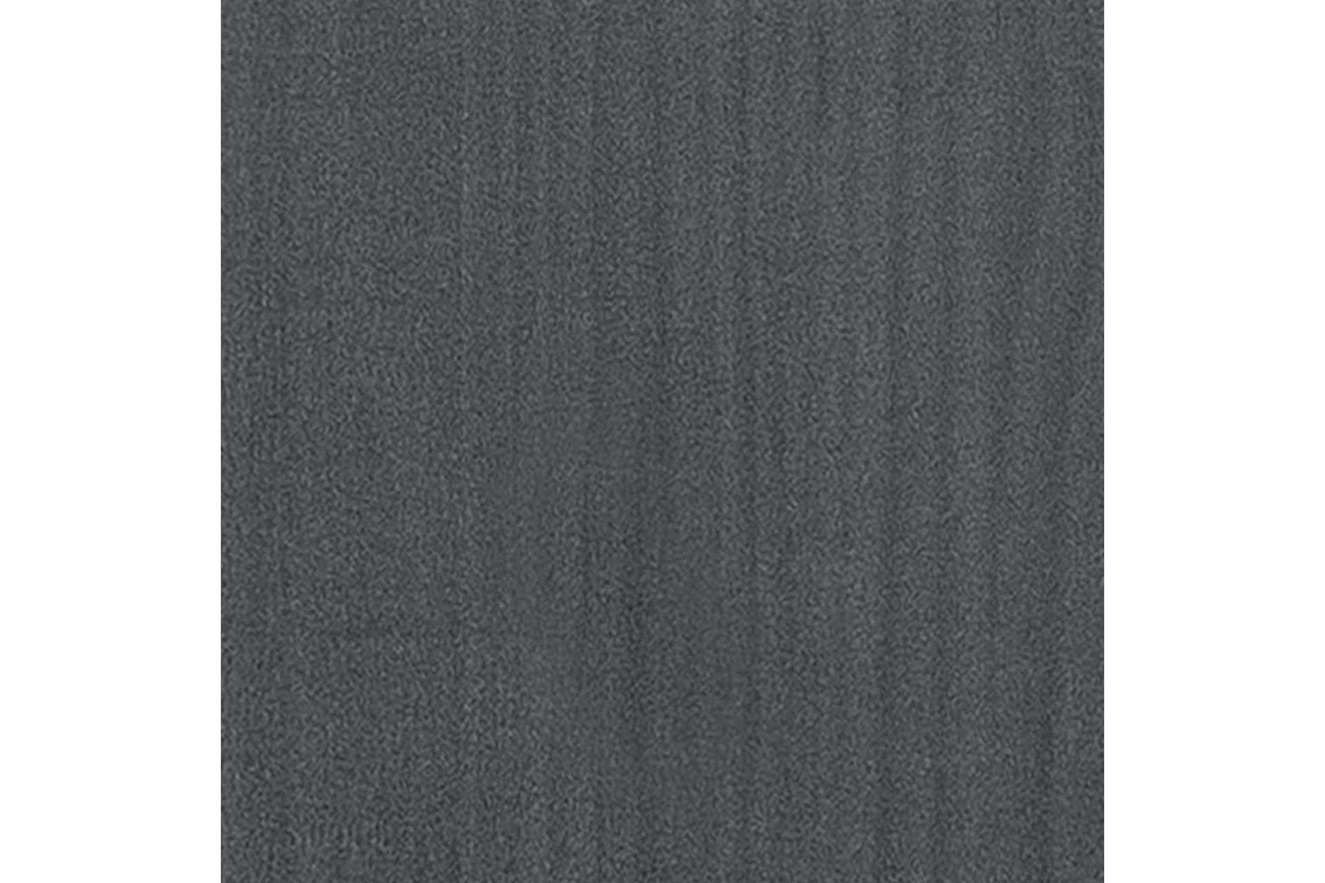 Sängynrunko harmaa täysi mänty 200x200 cm - Harmaa - Huonekalut - Sänky - Sänkykehikot & sängynrungot