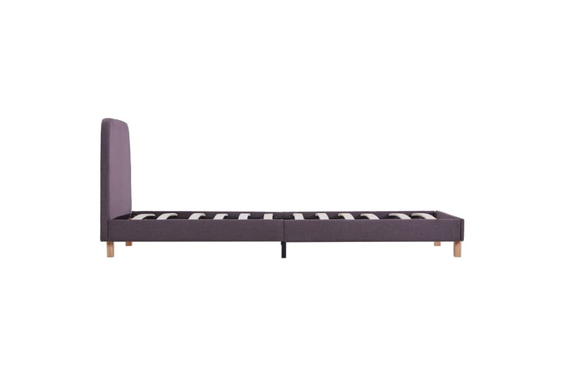 Sängynrunko harmaanruskea kangas 90x190 cm - Ruskea - Huonekalut - Sänky - Sänkykehikot & sängynrungot