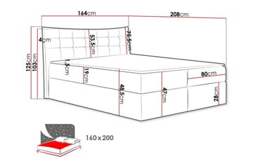 Sängynrunko Hayton 160x200 cm - Tummanvihreä - Huonekalut - Sänky - Sänkykehikot & sängynrungot