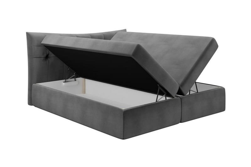 Sängynrunko Hayton 200x200 cm - Tummanpunainen - Huonekalut - Sänky - Sänkykehikot & sängynrungot