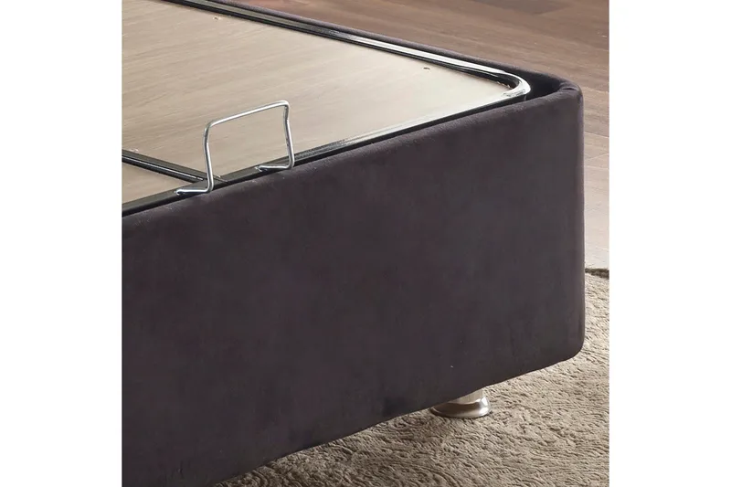 Sängynrunko Huanal Tupla 150x200 - Musta - Huonekalut - Sänky - Sänkykehikot & sängynrungot