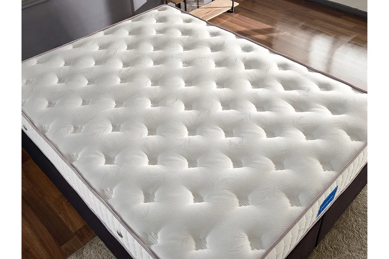 Sängynrunko Huanal Tupla sängynpäädyllä 160x200 cm - Musta - Huonekalut - Sänky - Sänkykehikot & sängynrungot