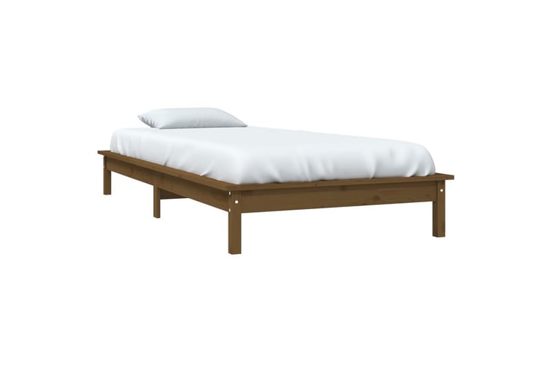 Sängynrunko hunajanrusk 75x190 cm täysi mänty 2FT6 Small Sin - Ruskea - Huonekalut - Sänky - Sänkykehikot & sängynrungot