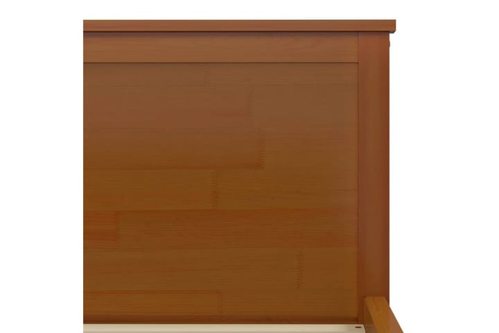 Sängynrunko hunajanruskea täysi mänty 120x200 cm - Ruskea - Sänkykehikot & sängynrungot