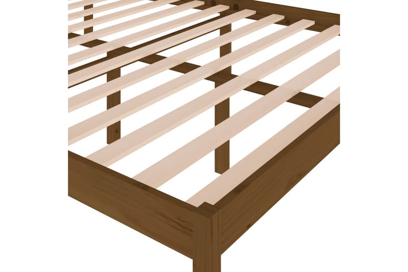 Sängynrunko hunajanruskea täysi mänty 150x200 cm 5FT King - Ruskea - Huonekalut - Sänky - Sänkykehikot & sängynrungot