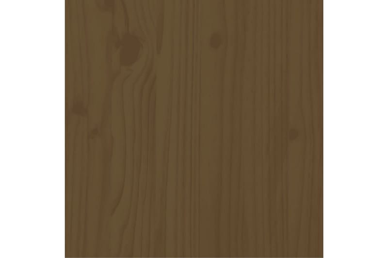 Sängynrunko hunajanruskea täysi mänty 90x200 cm - Ruskea - Huonekalut - Sänky - Sänkykehikot & sängynrungot