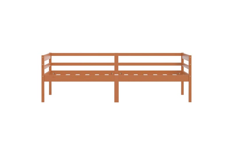 Sängynrunko hunajanruskea täysi mänty 90x200 cm - Huonekalut - Sänky - Sänkykehikot & sängynrungot