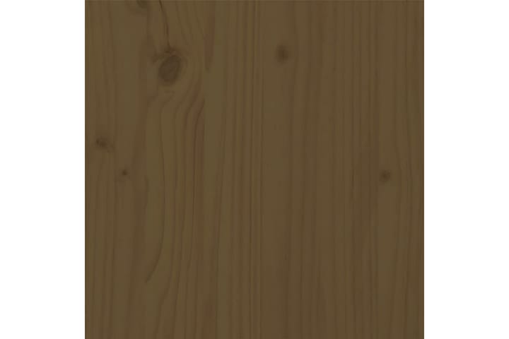 Sängynrunko hunajanruskea täysi puu 120x200 cm - Ruskea - Sänkykehikot & sängynrungot
