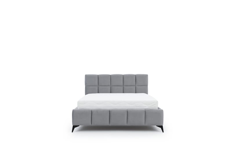 Sängynrunko Kanika Säilytyksellä 160x200 cm - Harmaa - Huonekalut - Sänky - Sänkykehikot & sängynrungot