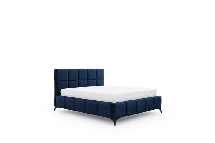 Sängynrunko Kanika Säilytyksellä 160x200 cm - Sininen - Sänkykehikot & sängynrungot