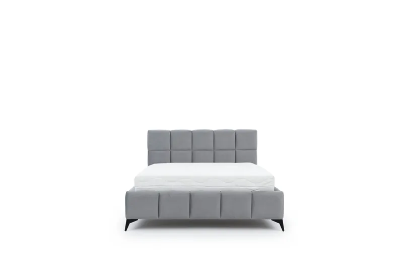 Sängynrunko Kanika Säilytyksellä 180x200 cm - Harmaa - Huonekalut - Sänky - Sänkykehikot & sängynrungot