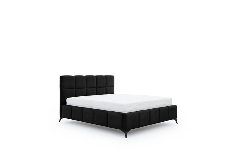 Sängynrunko Kanika Säilytyksellä 180x200 cm - Musta - Huonekalut - Sänky - Sänkykehikot & sängynrungot