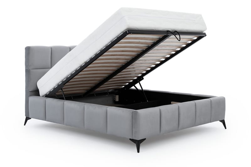 Sängynrunko Kanika Säilytyksellä 180x200 cm - Turkoosi - Huonekalut - Sänky - Sänkykehikot & sängynrungot