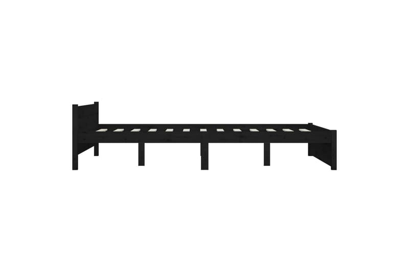 Sängynrunko laatikoilla musta 140x190 cm - Musta - Huonekalut - Sänky - Sänkykehikot & sängynrungot