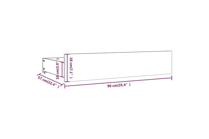 Sängynrunko laatikoilla musta 140x190 cm - Musta - Huonekalut - Sänky - Sänkykehikot & sängynrungot