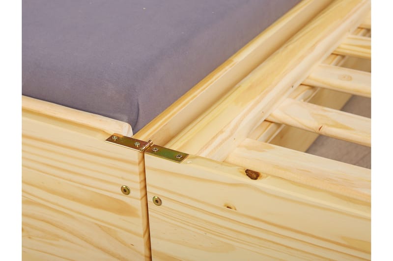 Sängynrunko Lotar 90x200 - Luonnonväri - Huonekalut - Sänky - Sänkykehikot & sängynrungot