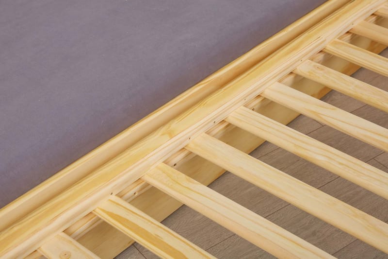 Sängynrunko Lotar 90x200 - Luonnonväri - Huonekalut - Sänky - Sänkykehikot & sängynrungot