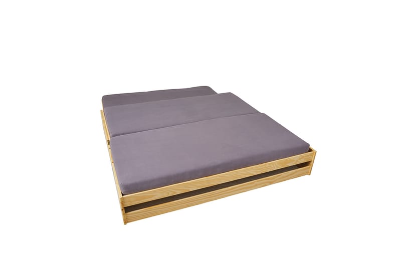 Sängynrunko Lotar 90x200 - Luonnonväri - Huonekalut - Sänky - Sänkykehikot & sängynrungot