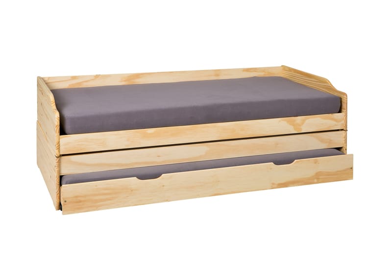 Sängynrunko Lotar 90x200 - Luonnonväri - Huonekalut - Sänky - Sänkykehikot & sängynrungot