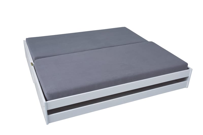 Sängynrunko Lotar 90x200 - Valkoinen - Huonekalut - Sänky - Sänkykehikot & sängynrungot