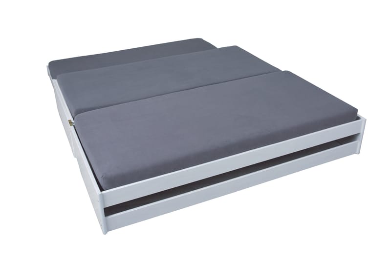 Sängynrunko Lotar 90x200 - Valkoinen - Huonekalut - Sänky - Sänkykehikot & sängynrungot