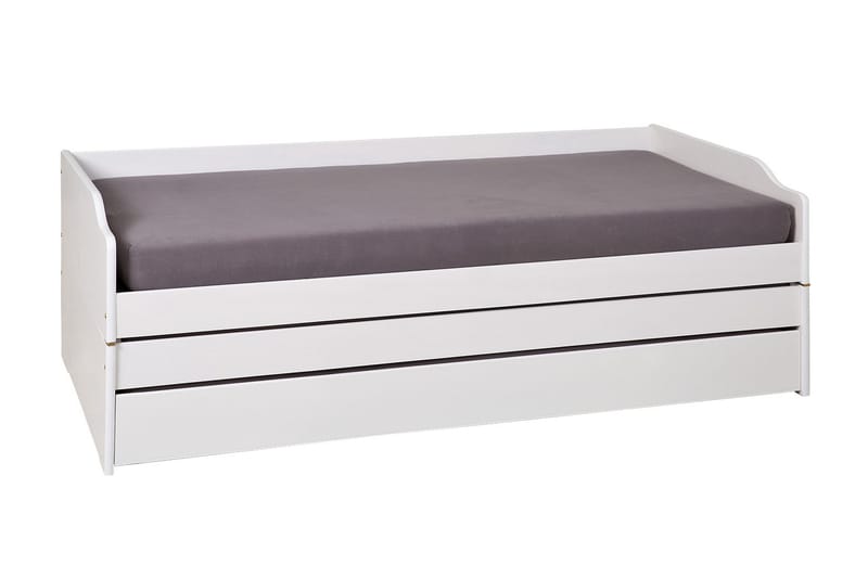 Sängynrunko Lotar 90x200, Valkoinen