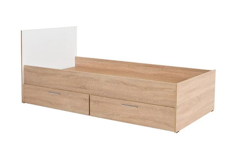 Sängynrunko - Luonnonväri/Valkoinen - Huonekalut - Sänky - Sänkykehikot & sängynrungot