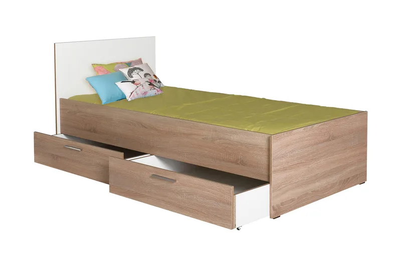 Sängynrunko - Luonnonväri/Valkoinen - Huonekalut - Sänky - Sänkykehikot & sängynrungot