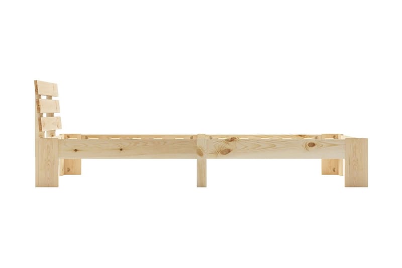 Sängynrunko mänty 100x200 cm - Ruskea - Huonekalut - Sänky - Sänkykehikot & sängynrungot