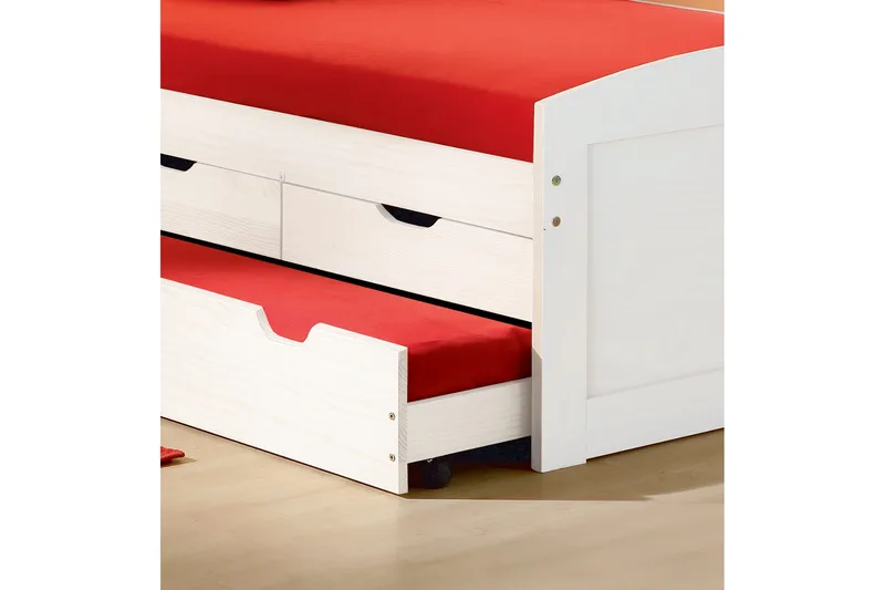 Sängynrunko Marina 90x190 Valkoinen - Huonekalut - Sänky - Sänkykehikot & sängynrungot