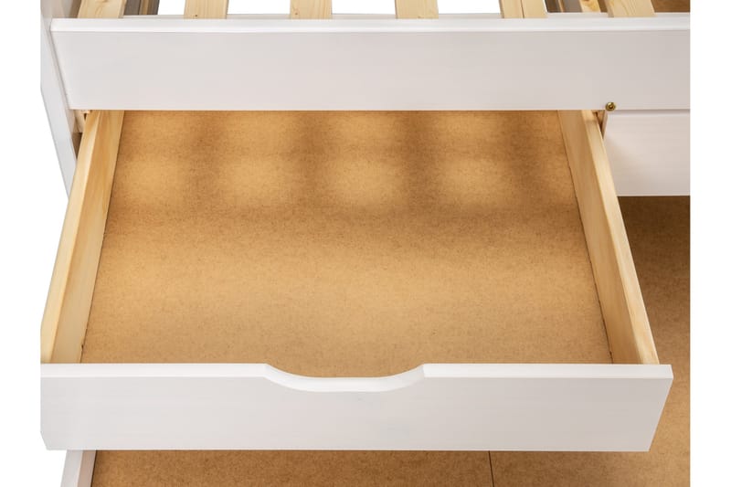 Sängynrunko Marina 90x190 Valkoinen - Huonekalut - Sänky - Sänkykehikot & sängynrungot