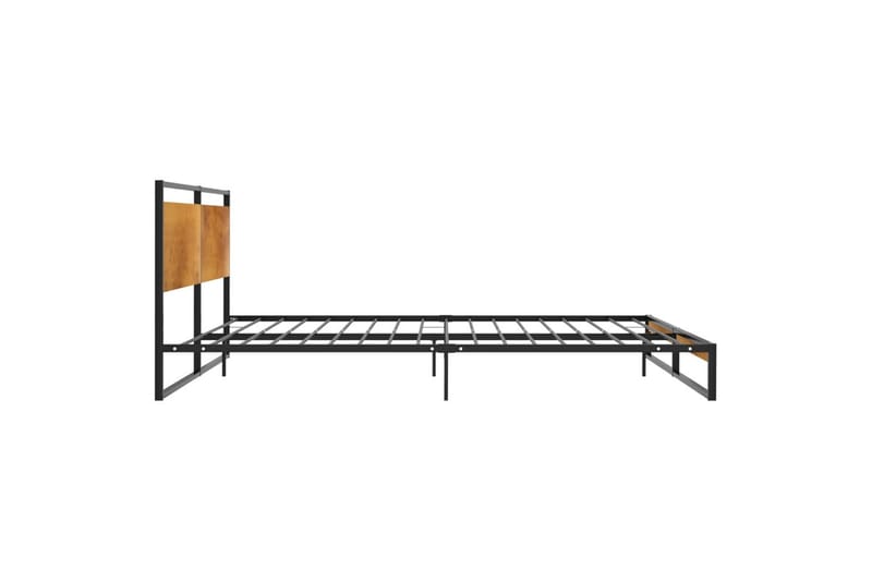 Sängynrunko metalli 200x200 cm - Musta - Huonekalut - Sänky - Sänkykehikot & sängynrungot