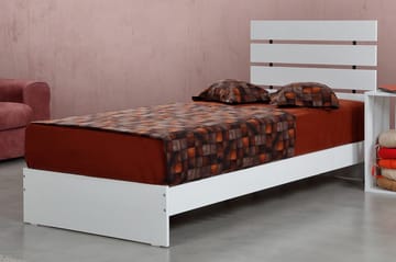 Sängynrunko Montek 120x200 cm - Valkoinen - Huonekalut - Sänky - Sänkykehikot & sängynrungot