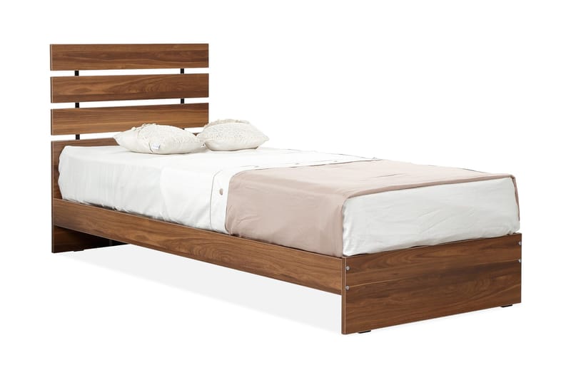 Sängynrunko Montek 120x200 cm, Pähkinä