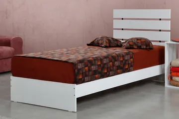 Sängynrunko Montek 90x200 cm - Valkoinen - Huonekalut - Sänky - Sänkykehikot & sängynrungot