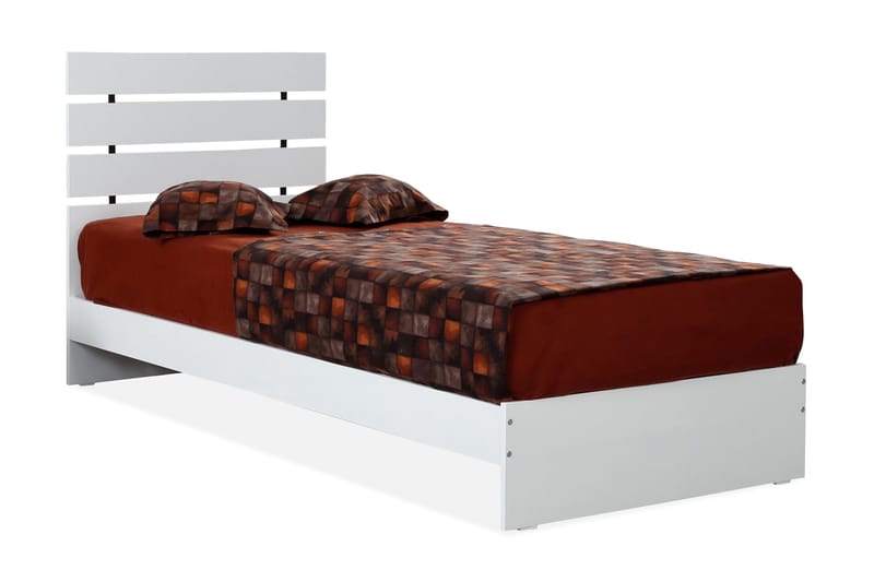 Sängynrunko Montek 90x200 cm, Valkoinen