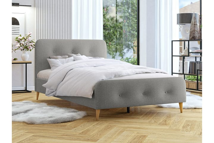 Sängynrunko Montrase 180x200 cm - Harmaa - Sänkykehikot & sängynrungot
