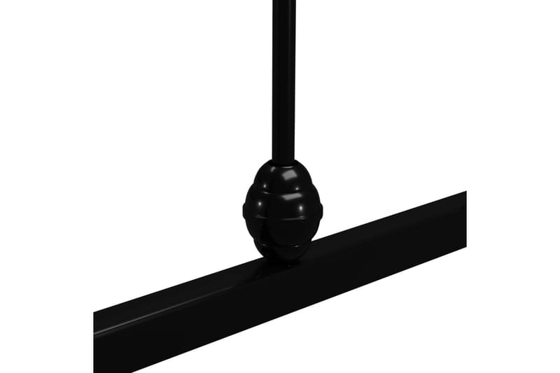 Sängynrunko musta metalli 100x200 cm - Huonekalut - Sänky - Sänkykehikot & sängynrungot