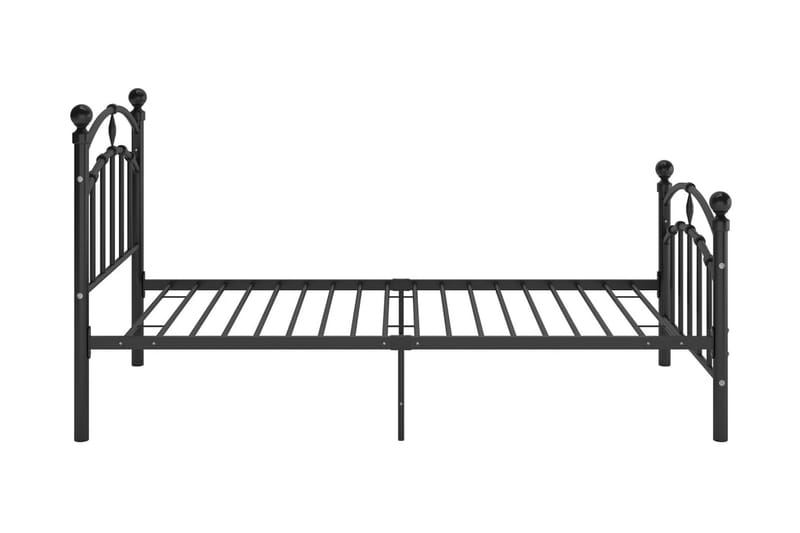 Sängynrunko musta metalli 100x200 cm - Huonekalut - Sänky - Sänkykehikot & sängynrungot