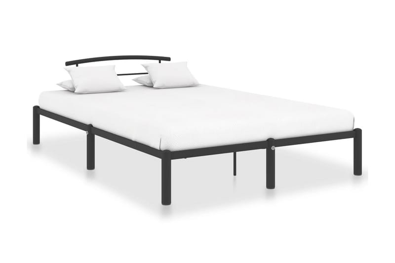 Sängynrunko musta metalli 120x200 cm - Musta - Huonekalut - Sänky - Sänkykehikot & sängynrungot