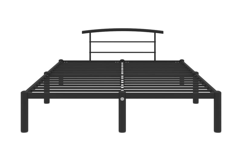 Sängynrunko musta metalli 120x200 cm - Musta - Huonekalut - Sänky - Sänkykehikot & sängynrungot