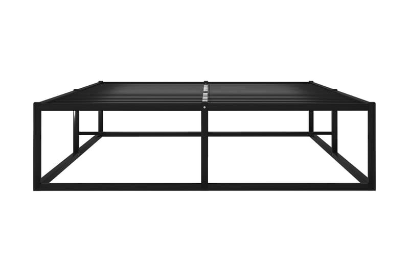 Sängynrunko musta metalli 120x200 cm - Musta - Huonekalut - Sänky - Sänkykehikot & sängynrungot