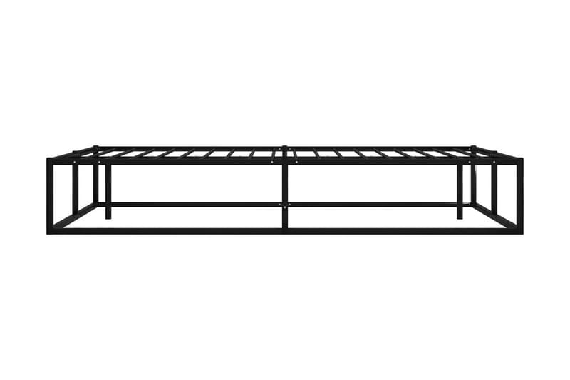 Sängynrunko musta metalli 120x200 cm - Musta - Huonekalut - Sänky - Sänkykehikot & sängynrungot